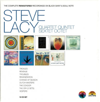 STEVE LACY - The Complete Remastered Recordings On Black Saint & Soul Note. Quartet Quintet Sextet Octet