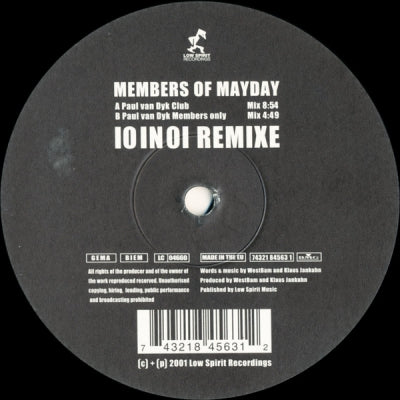 MEMBERS OF MAYDAY - 10 In 01 (Remixe)