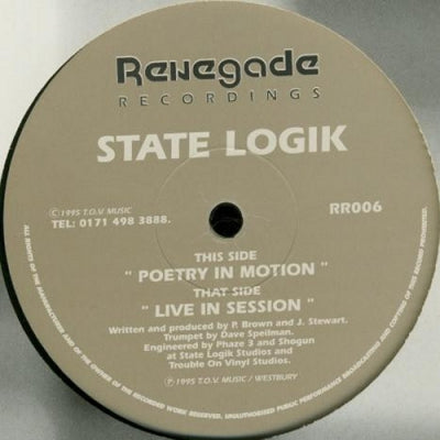 STATE LOGIK - Poetry In Motion / Live In Session