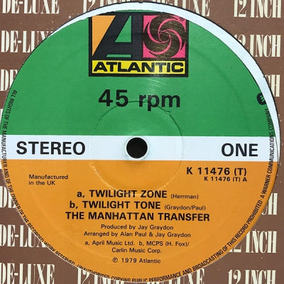 THE MANHATTAN TRANSFER - Twilight Zone