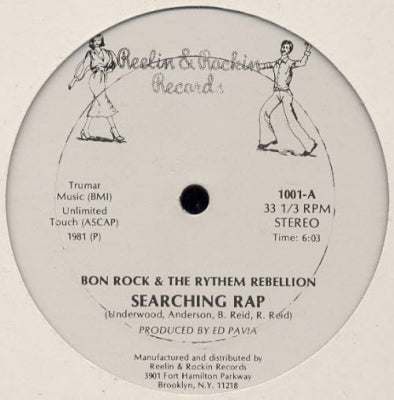 BON ROCK & THE RYTHEM REBELLION - Searching Rap