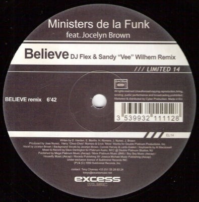 MINISTERS DE-LA-FUNK  - Believe