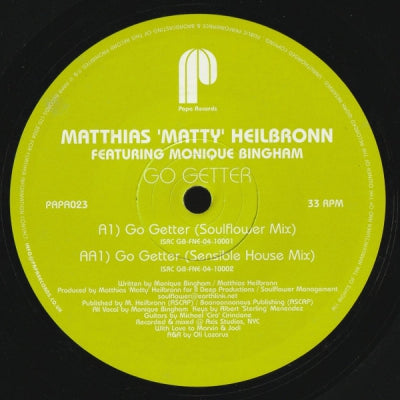 MATTHIAS 'MATTY' HEILBRONN FEAT. MONIQUE BINGHAM - Go Getter