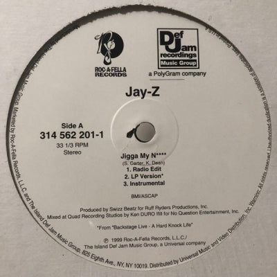 JAY-Z / BEANIE SIEGEL - Jigga My N**** / What A Thug About