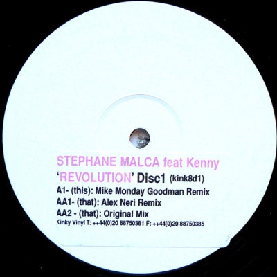 STEPHANE MALCA FEAT KENNY - Revolution