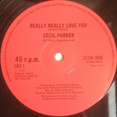 CECIL PARKER - Really Really Love You