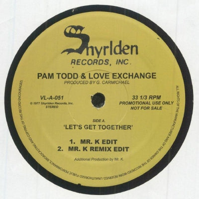PAM TODD & LOVE EXCHANGE - Let's Get Together