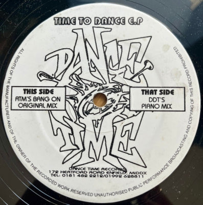 UNKNOWN ARTIST - Time To Dance E.P