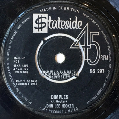 JOHN LEE HOOKER - Dimples / I'm Leaving