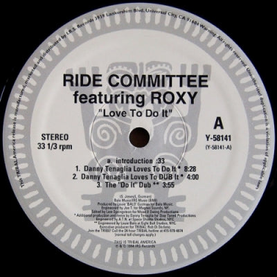 RIDE COMMITTEE FEATURING ROXY - Love To Do It