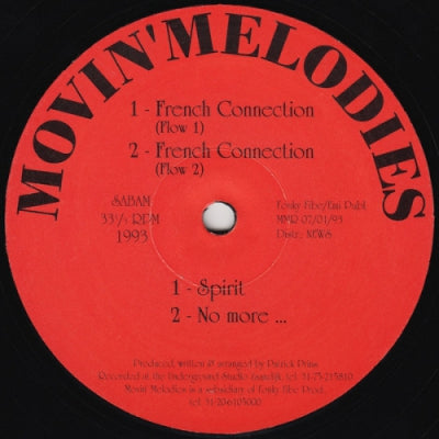 MOVIN' MELODIES - French Connection / Spirit / No More ...