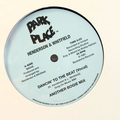 HENDERSON & WHITFIELD - Dancin' To The Beat