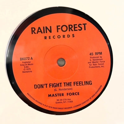 MASTER FORCE - Don't Fight The Feeling