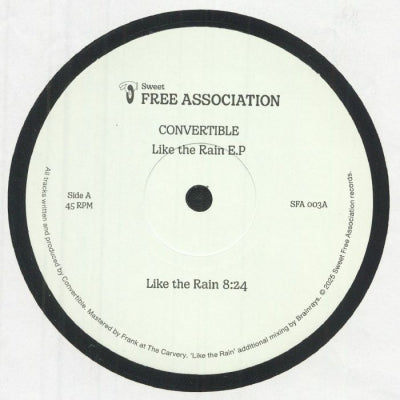 CONVERTIBLE - Like The Rain EP