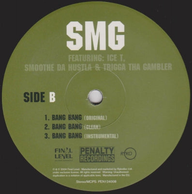 SMG (SEX, MONEY, GUNS) - Compton Brooklyn / Bang Bang
