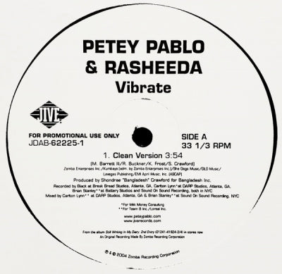 PETEY PABLO & RASHEEDA - Vibrate
