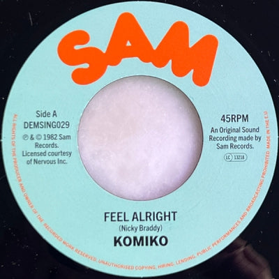 KOMIKO - Feel Alright