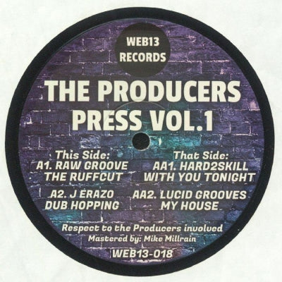 RAW GROOVE / J ERAZO / HARD2SKILL / LUCID GROOVES - The Producers Press Vol. 1