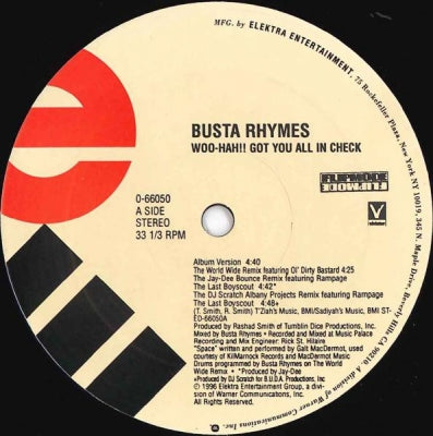 BUSTA RHYMES - Woo-Hah!! Got You All In Check
