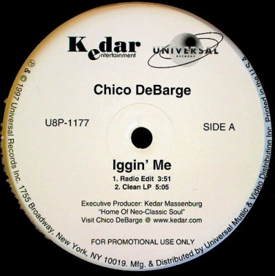 CHICO DEBARGE - Iggin' Me
