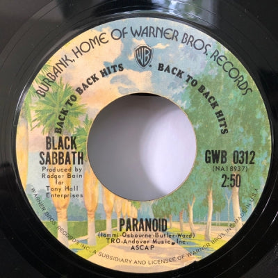 BLACK SABBATH - Paranoid / Iron Man