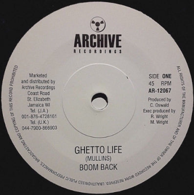BOOM BACK - Ghetto Life