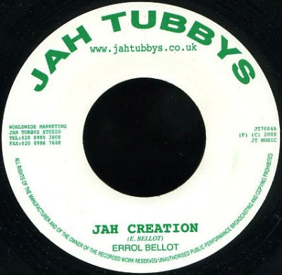 ERROL BELLOT - Jah Creation / Creation Style