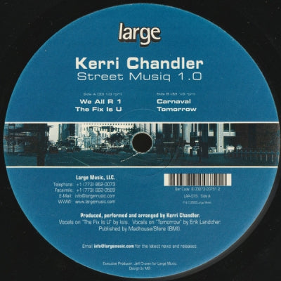 KERRI CHANDLER - Street Musiq 1.0