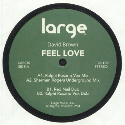 DAVID BROWN - Feel Love