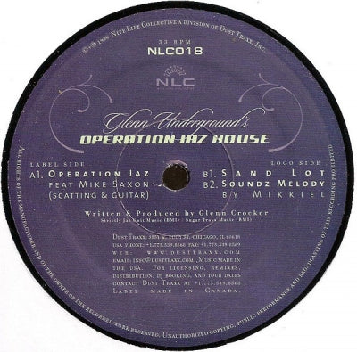 GLENN UNDERGROUND / MIKKIEL - Operation Jaz House