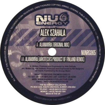 ALEK SZáHALA - Alanamra