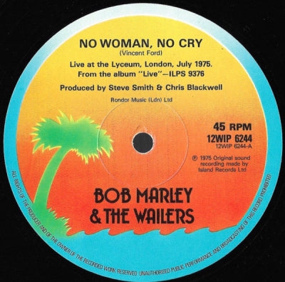 BOB MARLEY AND THE WAILERS - No Woman, No Cry / Jamming