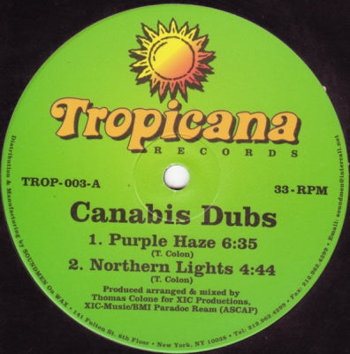THOMAS COLNE - Canabis Dubs