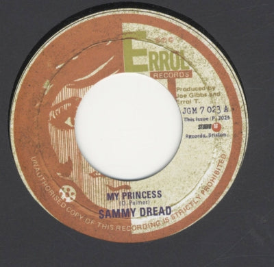SAMMY DREAD - My Princess / Princess In Dub