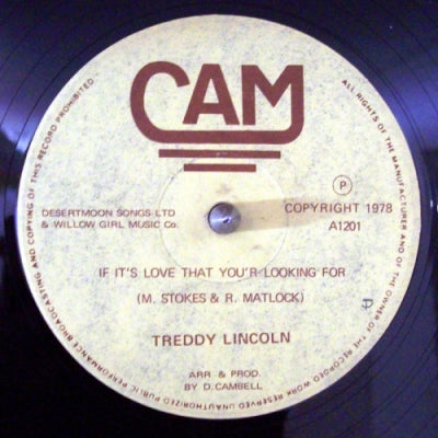 TREDDY LINCOLN - If It's Love That You'r Looking For