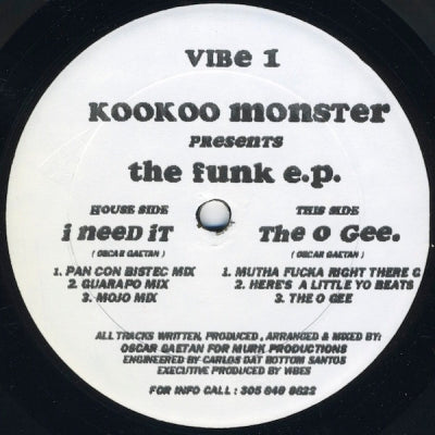 KOOKOO MONSTER - The Funk E.P.