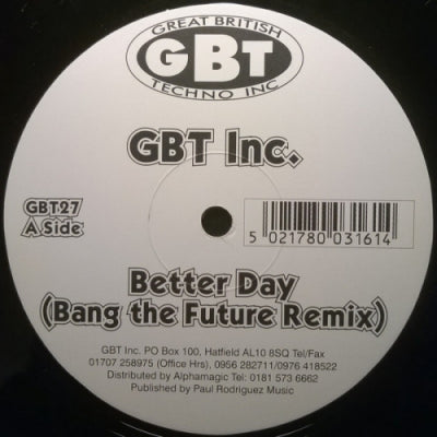 GBT INC. / FUTURE COLLECTIVE - Better Day / Look 4 The Truth (Remixes)