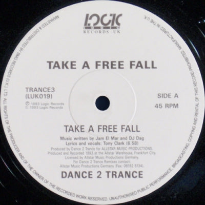DANCE 2 TRANCE - Take A Free Fall / Psychedelic Solution