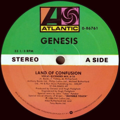 GENESIS - Land Of Confusion