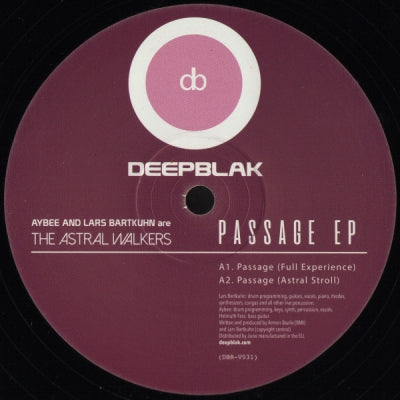 AYBEE AND LARS BARTKUHN ARE THE ASTRAL WALKERS - Passage EP