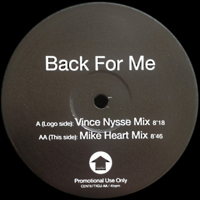 CANDEE JAY - Back For Me