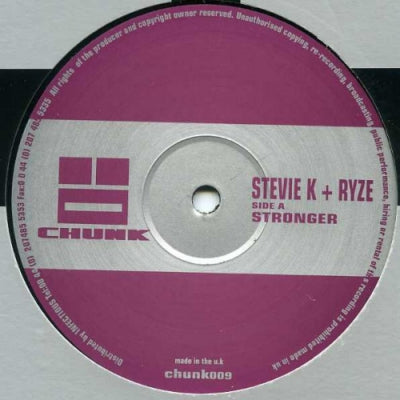 STEVIE K + RYZE - Stronger / In Our House