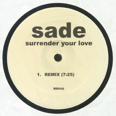SADE - Surrender Your Love / Haunt Me (Mixes)
