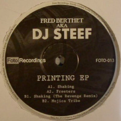 FRED BERTHET AKA DJ STEEF - Printing EP