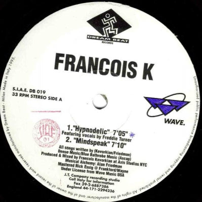 FRANCOIS K - FK-EP