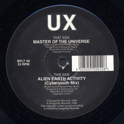 UX - Master Of The Universe / Alien Earth Activity (Cyberyouth Mix)