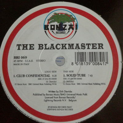 THE BLACKMASTER - Club Confidential / Solid Tube