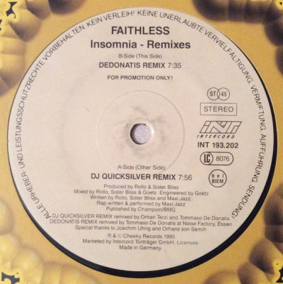 FAITHLESS - Insomnia