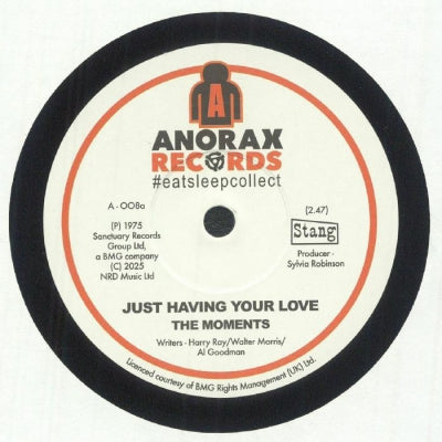 THE MOMENTS / THE RIMSHOTS - Just Having Your Love / Do What You Feel