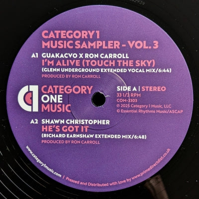 VARIOUS - Category1 Music Sampler - Vol.3